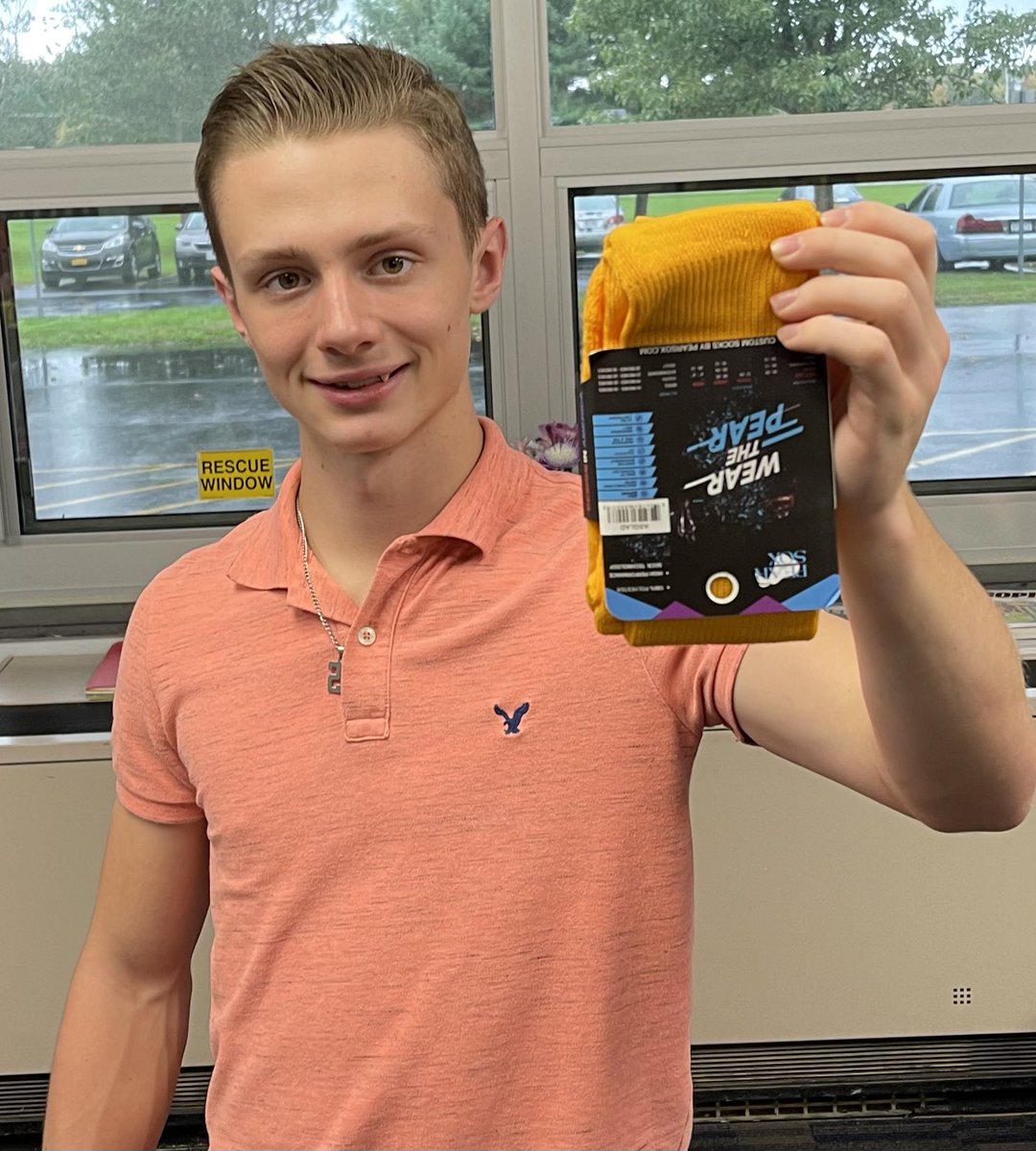 PulaskiAthletic's tweet photo. Senior Owen Isgar has organized our Homecoming game for donations and apparel sales with proceeds going to childhood cancer (4th and Gold). Port Byron will also take part and events begin tomorrow at 7pm under the lights at Pulaski stadium. 💙❤️💙❤️@PortByronCSD https://t.co/UekB3yKloL