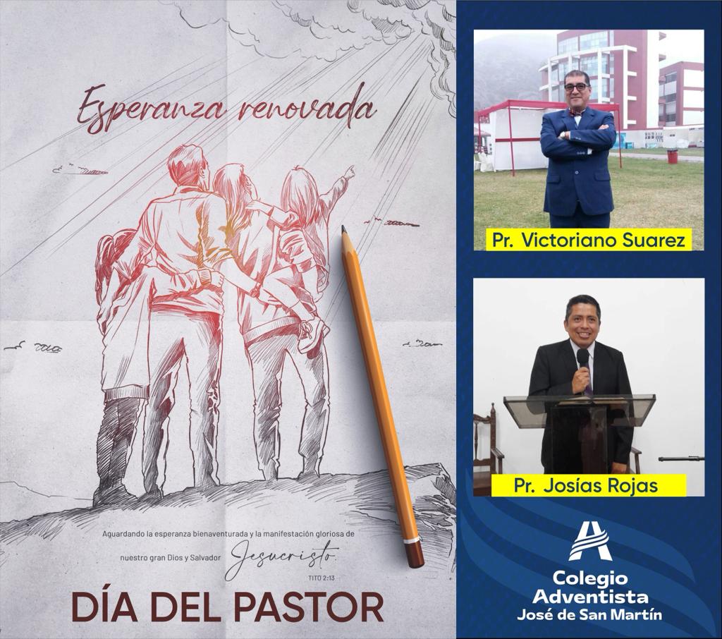 Pr. Victoriano y Pr. Josías, Gracias por su tiempo, talento y vida en favor de aquellos a quien Cristo vino a salvar. 
Que después de la crisis puedan encontrar renovada su esperanza y continuar preparando a otros para el regreso del Salvador.
#DíaDelPastor 
#EducaciónAdventista