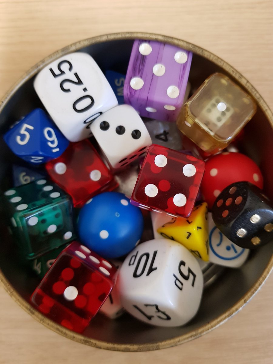 Today in #coremaths we investigated the average number of throws to get a 6. What do you think it is? Why?