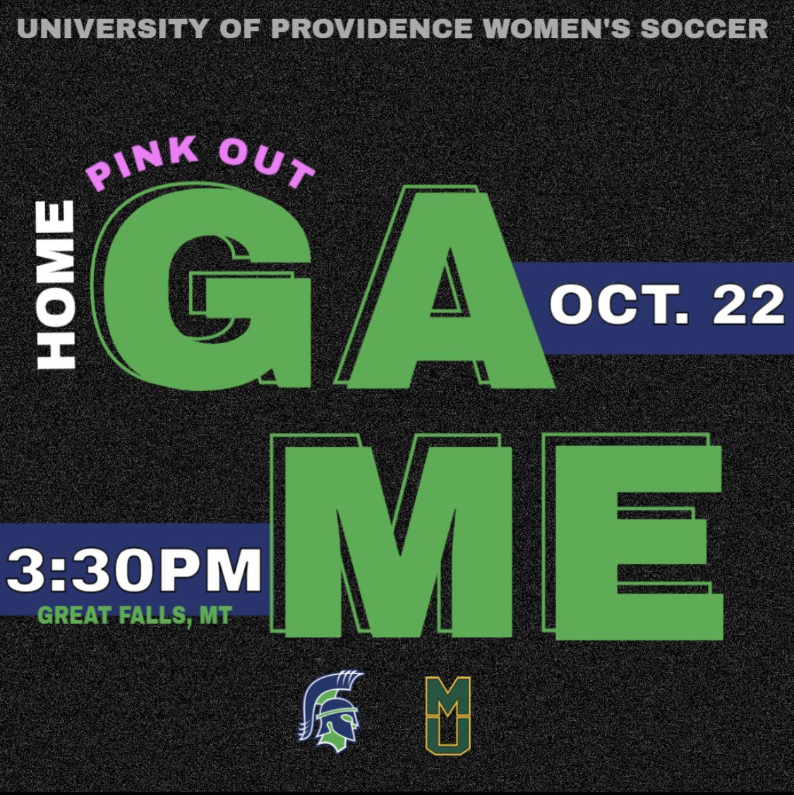 UPArgosWSoccer's tweet photo. GAME-DAY | Today we face Multnomah University! Stop by Argo Field to see the game live &amp; wear your favorite pink colored shirt for PINK OUT🎀 https://t.co/eQqtePltdv