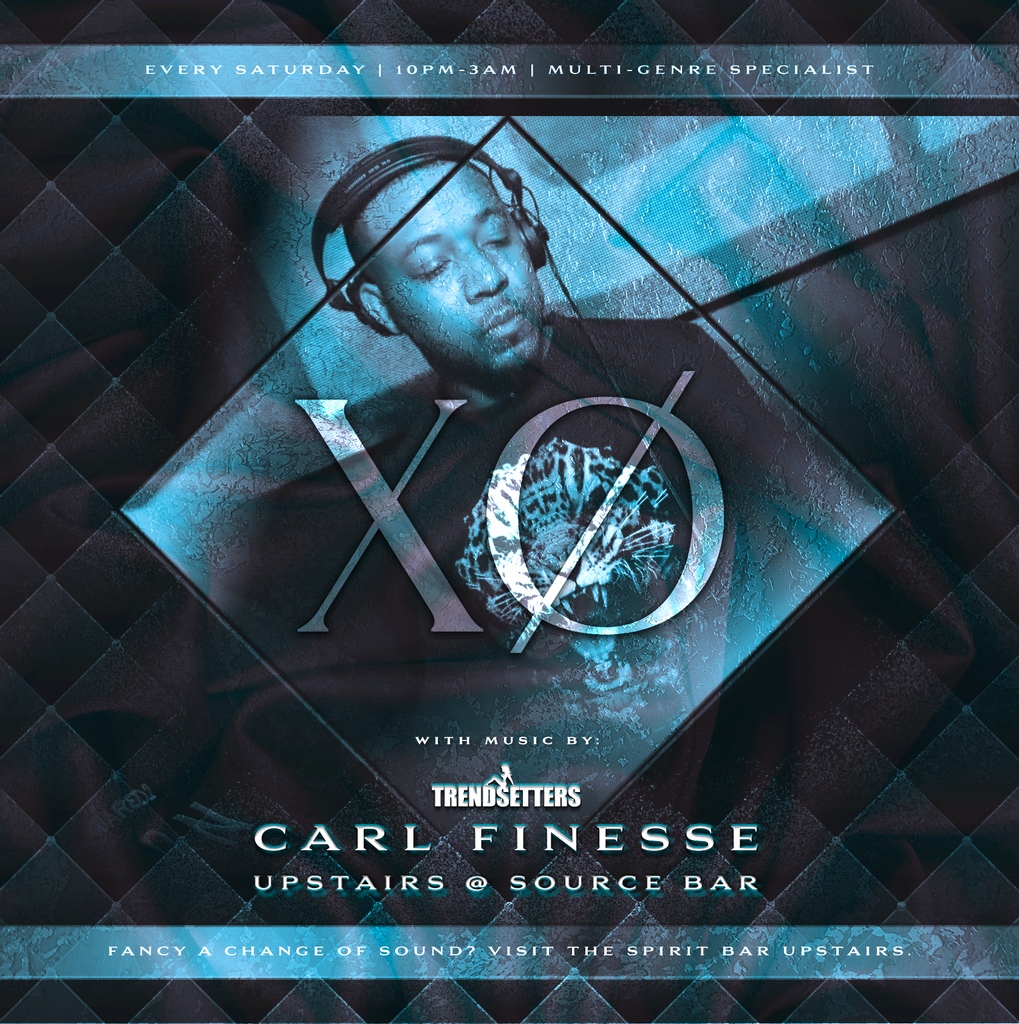XO Saturdays w/ Carl Finesse 10pm-3am every week upstairs in The Spirit Bar...🍸🍸🍸