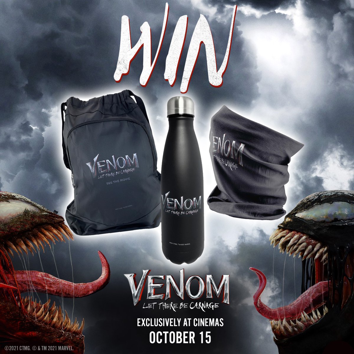 omniplexcinema's tweet photo. 🎃 Competition time! 🎃

To celebrate the release of #Venom:LetThereBeCarnage at Omniplex Cinemas, we've teamed up with Sony to give one lucky winner some Venom merch!

To enter, RT and tag your movie buddy! 🍿

Get showtimes: https://t.co/8m1BReTEoZ https://t.co/3w14AqjomW