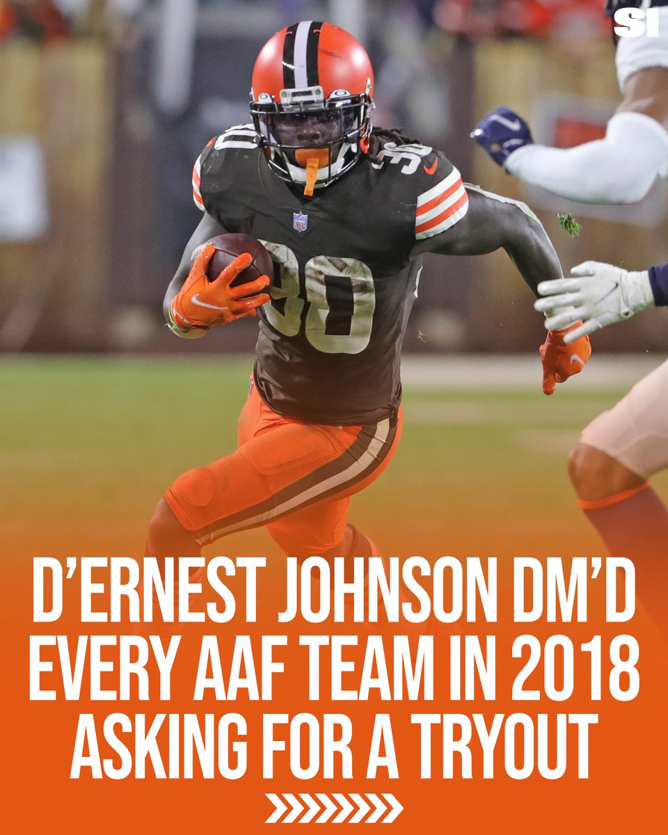 SInow's tweet photo. D’Ernest Johnson’s dedication paid off last night on TNF 🙌

(📸: @CourtKramer39) https://t.co/h6OMYBtW1I