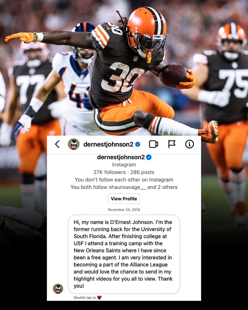 SInow's tweet photo. D’Ernest Johnson’s dedication paid off last night on TNF 🙌

(📸: @CourtKramer39) https://t.co/h6OMYBtW1I
