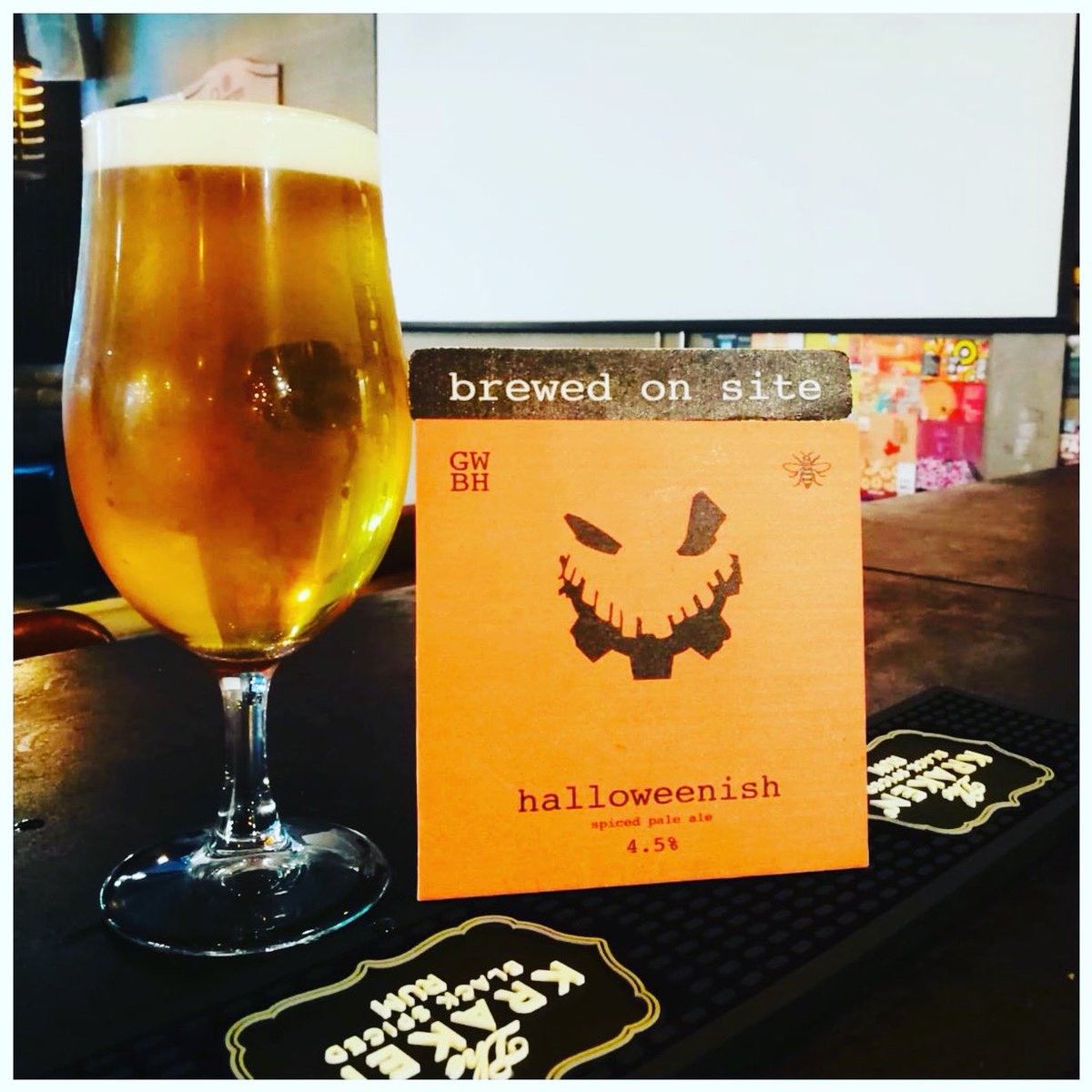 Spooky vibes 👻 🍺

#gasworksfs 
#gasworksmanchester 
#firststreetmcr 
#gasworksbrewbar 
#manchesterbar 
#manchester 
#manchesterbarsandpubs