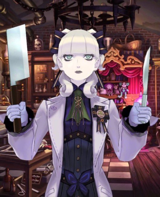 AAcharasDaily's tweet photo. //knives

Today’s daily Ace Attorney character is Maria Gorey! https://t.co/IRXuDTXK5G