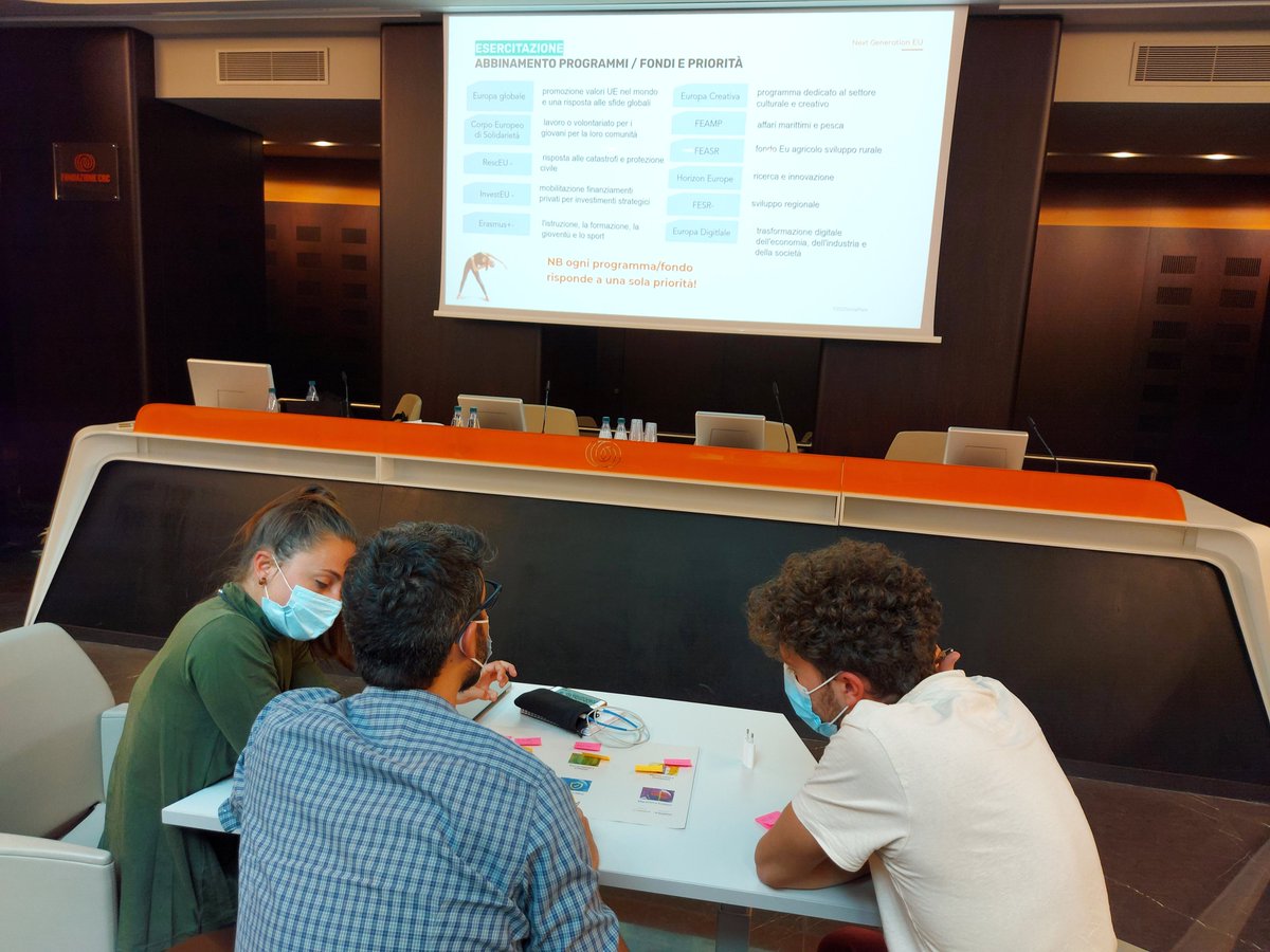 SocialFareCSI's tweet photo. 🎉È iniziata #GrandUP! IMPACT Next Generation EU, l'iniziativa promossa dalla @Fondazione CRC in collaborazione con SocialFare.
Un'academy dedicata agli Enti del #TerzoSettore che intendono cogliere le nuove opportunità di finanziamento europeo 🇪🇺 per il periodo 2021-27. https://t.co/QqpYChRg9L