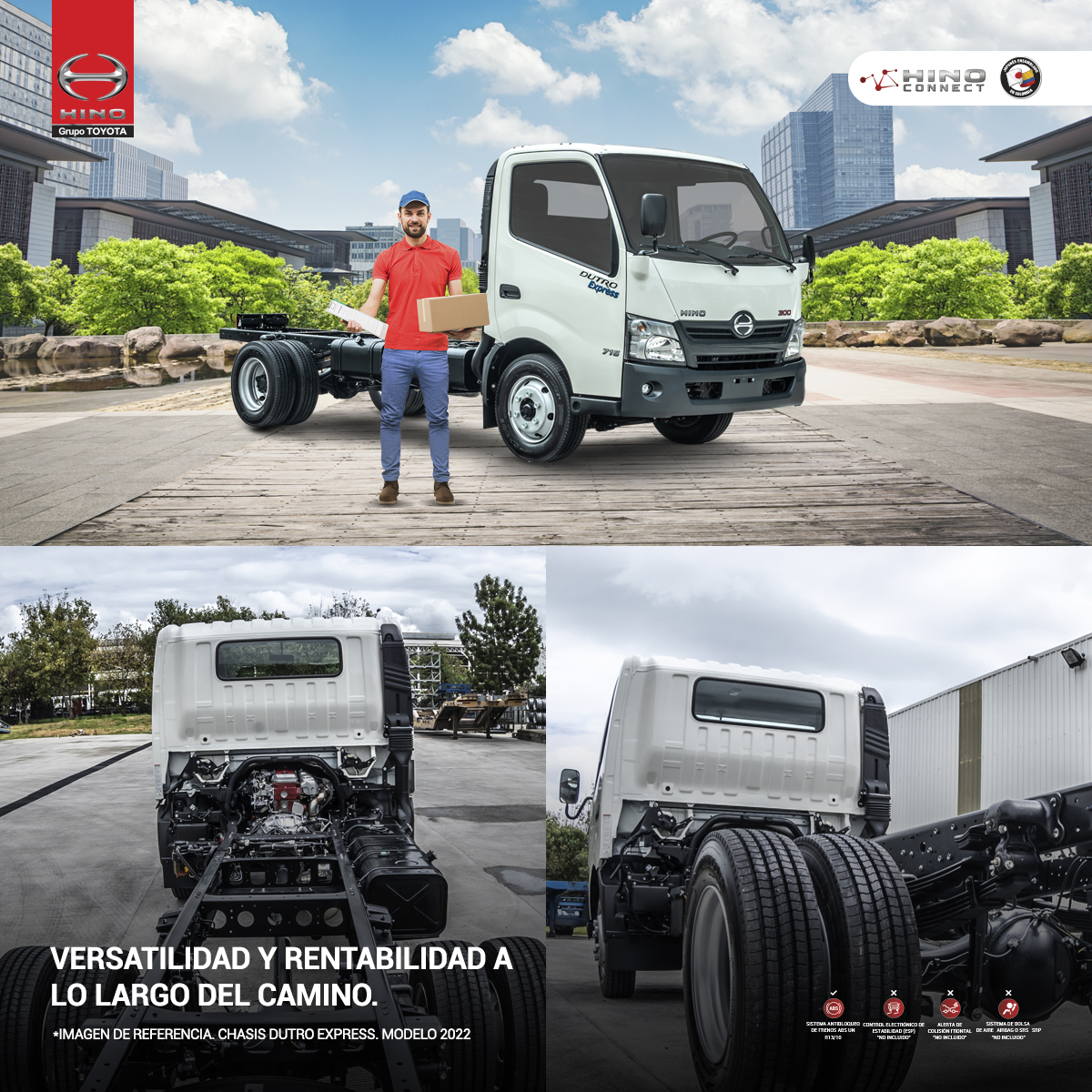 HinoColombia's tweet photo. Para cadenas de abastecimiento y distribución de mercancía, el #DutroExpress es la mejor opción. Rentable en las ciudades gracias a su capacidad de carga tanto en peso como volumen. Cotízalo haciendo clic en este enlace: https://t.co/cRFhBA3n54 https://t.co/e1PVwn2DKc