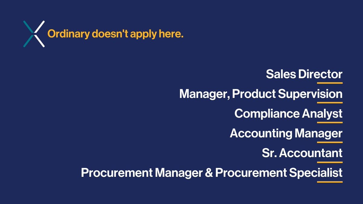 apexfintech's tweet image. Collaborative, passionate and motivated. These are a few traits we look for in each of our employees. Sound like a good fit? Join our team! Apply today: hubs.la/H0ZW0tX0 

#Hiring  #AdvanceWithApex #Fintech