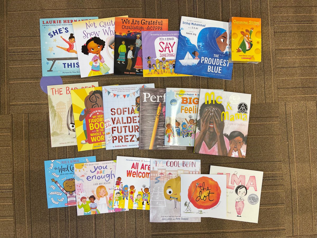We are the LUCKIEST class! Here are all the books that were donated or funded by families from the <a href="/Scholastic/">Scholastic</a> Book Fair! Can't wait to read these wonderful books! #barrington220
