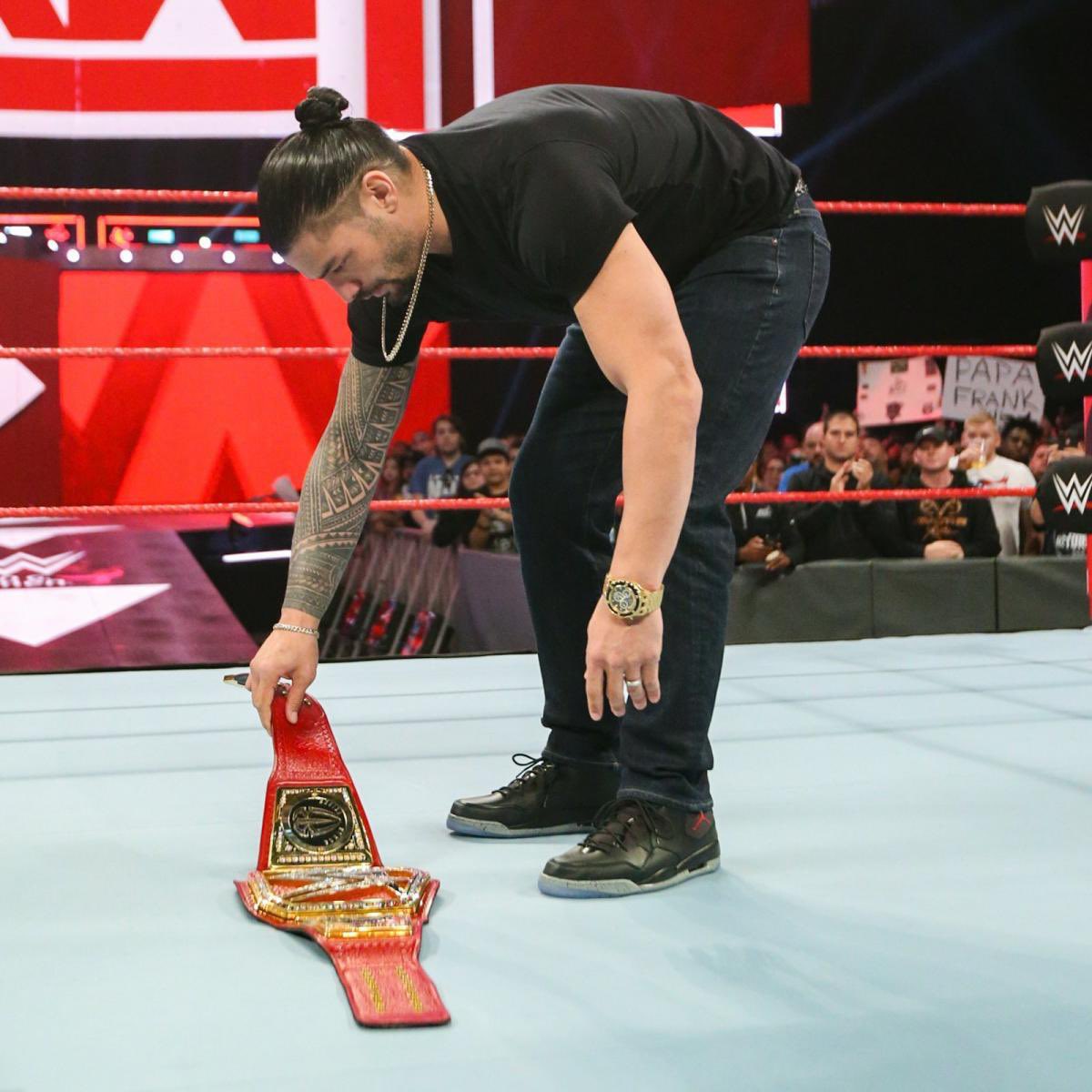 _RElGNSSECTION's tweet photo. 3 years ago was an emotional night fast forward to 3 years later I’m thankful he’s happy and healthy and back doing what he loves and on top of the wrestling world on his 418 day reign #RomanStrong @WWERomanReigns ❤️ https://t.co/E9JBS83kIN