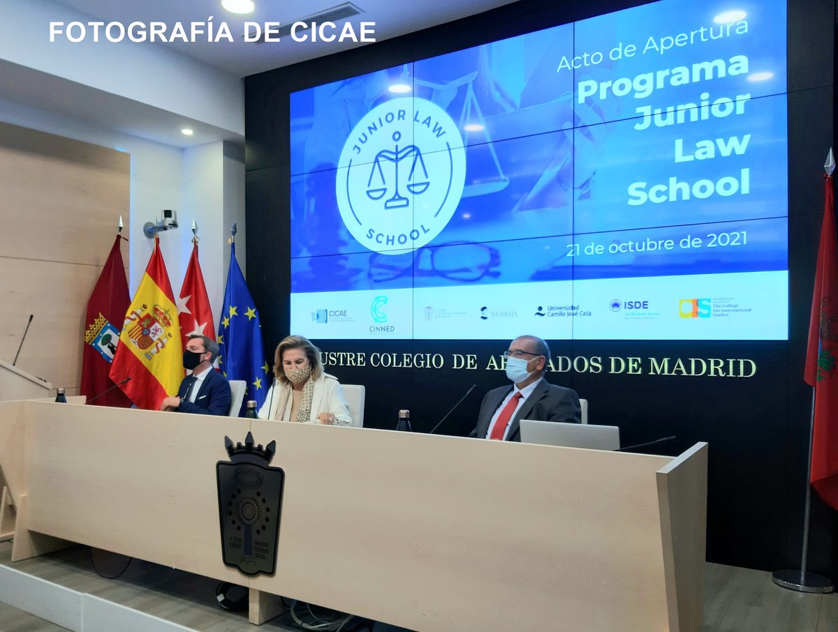 Participamos en @JuniorLawSchool
Ayer se celebró el acto de apertura en el Ilustre Colegio de Abogados de Madrid.
El Programa es un curso de formación que acerca el campo jurídico de manera innovadora a nuestros alumnos de 4º de ESO y Bachillerato
endirecto.co/juniorlawschoo…
#Derecho