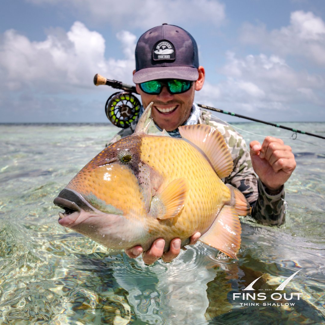 Noah off for a hell of a good start of the Alphonse Island fishing season!