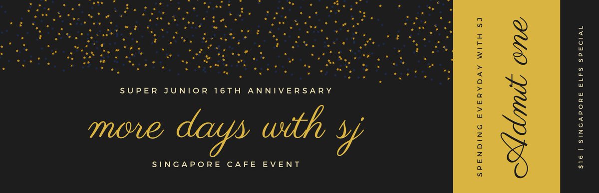 MoreDaysWithU's tweet image. 16 Days to @sjofficial 16th Anniversary 

We will be hosting the biggest #HouseParty for ELFs to celebrate #SuperJunior 16th Anniversary in Singapore! 

P.S. House Party appropriate outfits are recommended. COME BAREFOOT IF YOU DARE.

#16YearsWithSJ #SuperJunior #슈퍼주니어
