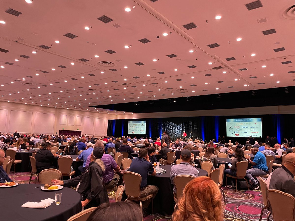 MinimSecure's tweet photo. It was great to be back with our #WISP customers and the @WISPAnews community, sharing insights and exciting projections for 2022. Minim is excited to continue these conversations on #security, #WiFimanagment, and enhanced #subscriberexperience as we prepare for the new year. https://t.co/Ttoozec3RH