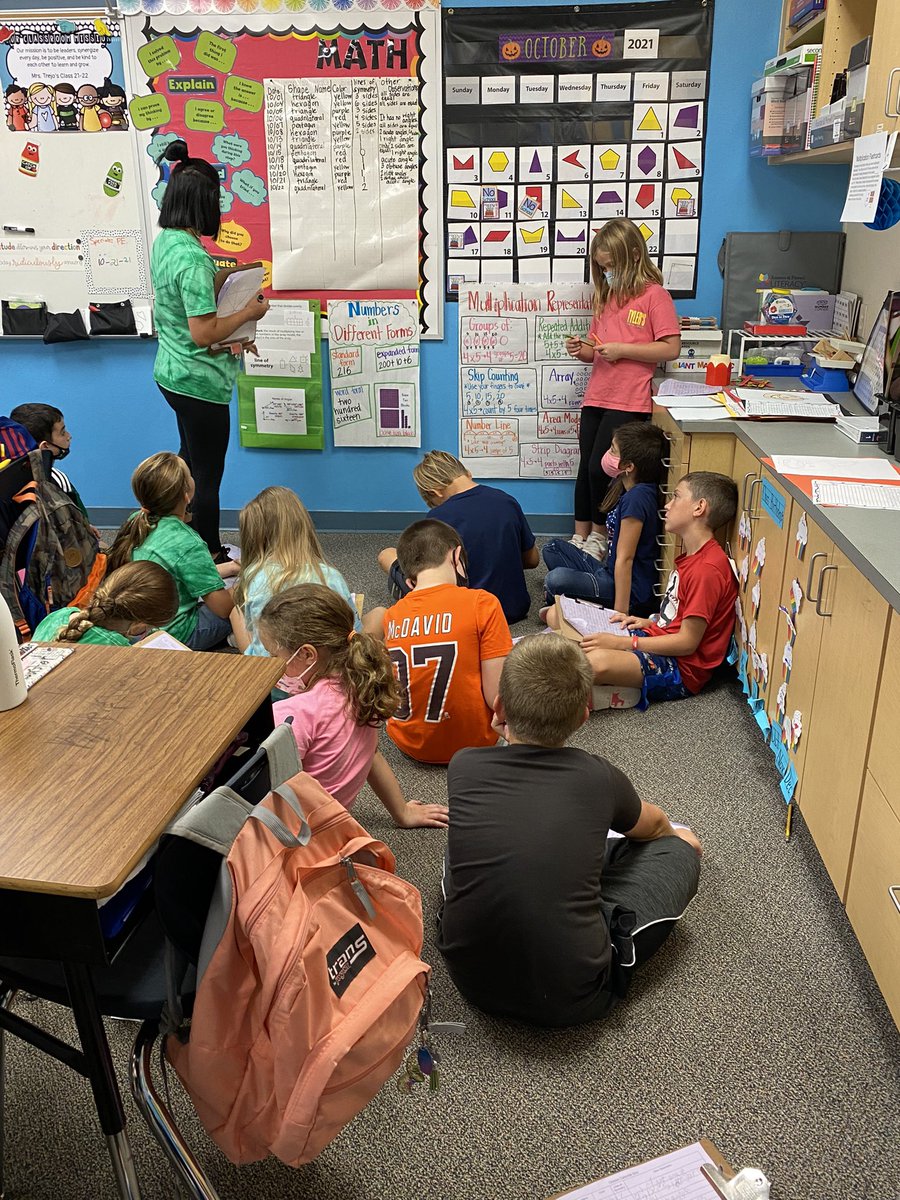 Purposeful student dialogue, raises the bar in this Student Led Math Talk! <a href="/Westsideleaders/">Westside Elementary</a>