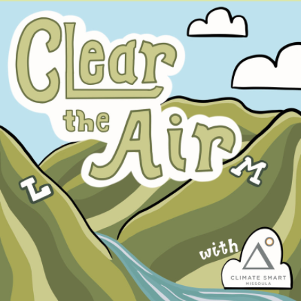 umt_ccs's tweet photo. Clear the Air, a 5-part podcast series hosted by Climate Smart Missoula’s Program Director, Kelli Littleton, and their intern Devin Filicicchia, explores how our community is stepping up to the plate to combat the climate crisis. Listen here: https://t.co/wHHgtm14cx https://t.co/AVyQTsWCP9
