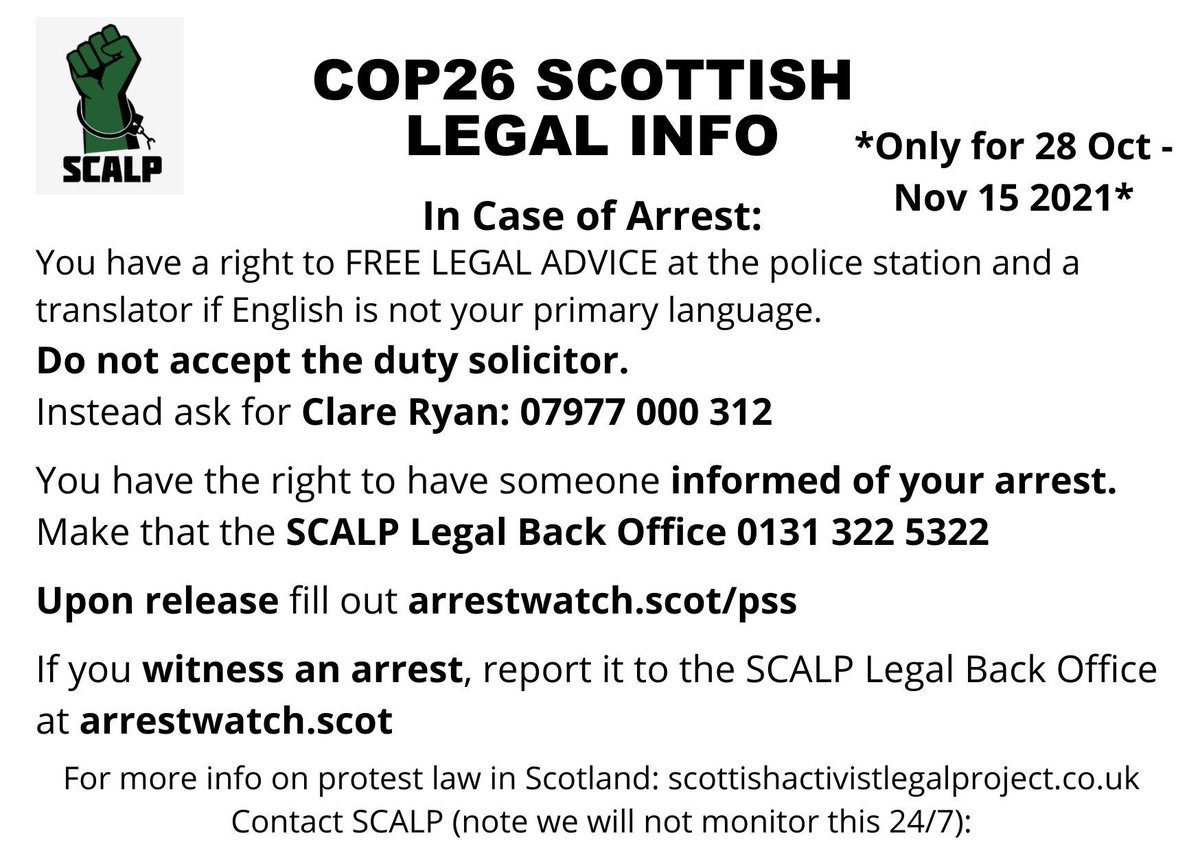 SCALP Scottish Community & Activist Legal Project tweet media