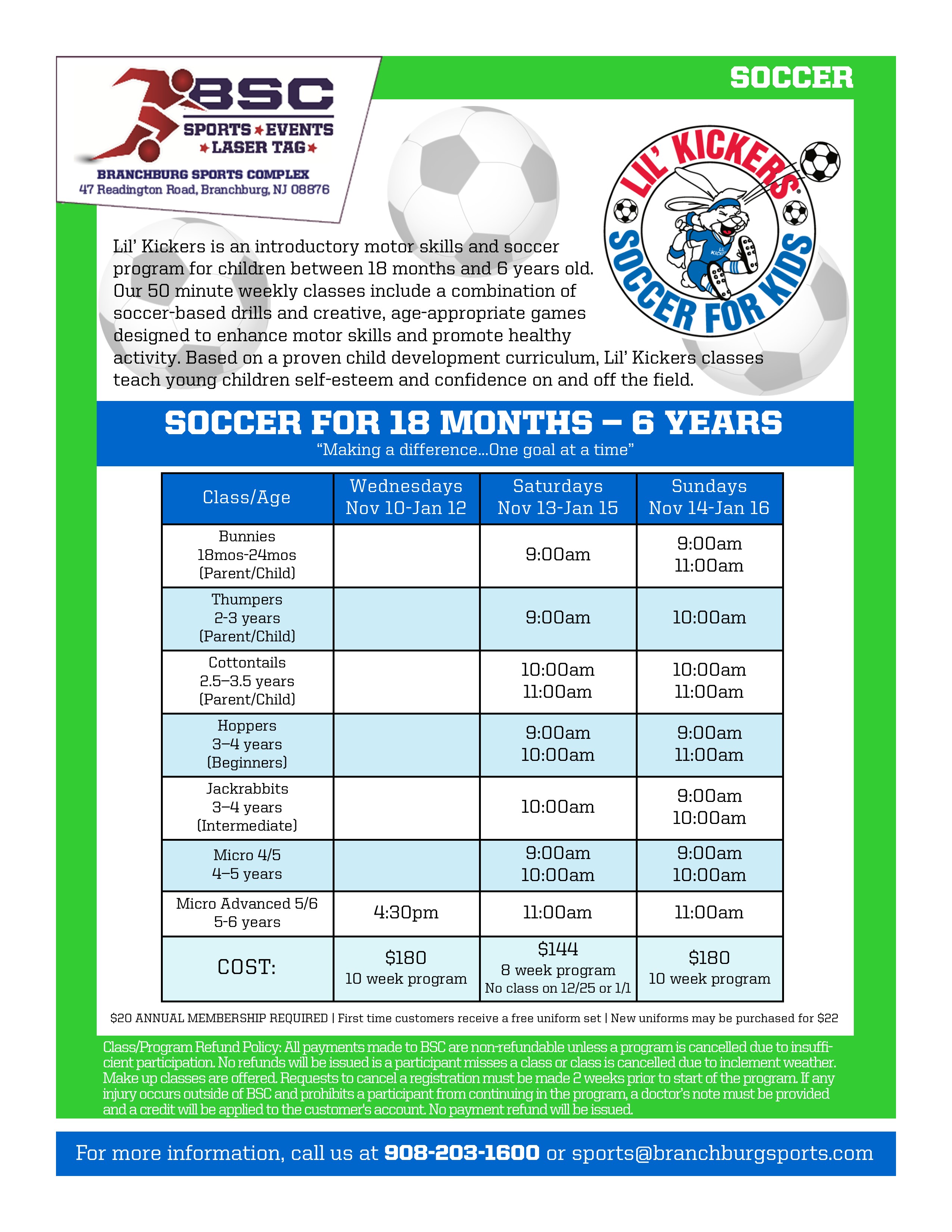 branchburg sports complex flag football