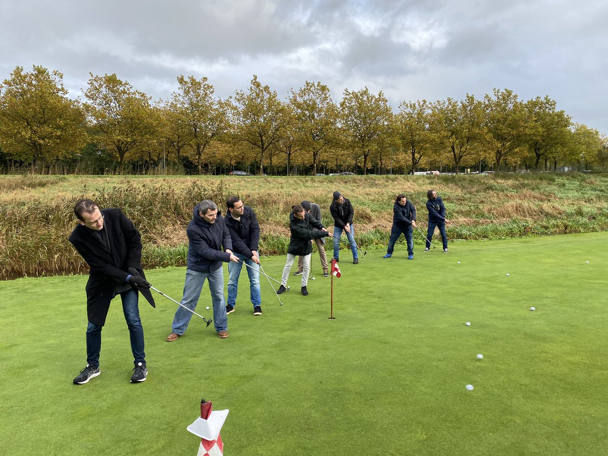 PerfectWebTeam's tweet image. A bit rainy, but having fun at our Golf clinic today! Thanks @anbwgolf #anwbgolf