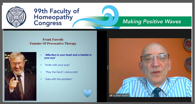 fohhomeopathy's tweet photo. #MakingPositiveWaves Dr Brian Kaplan presenting this afternoon.  We have had a super day - delegates loved it 'Fabulous talk, truly amazing' 'Loving the graphics' 'I Love the lecture &amp; the way of thinking' Look out for on-demand viewing it will be available soon! #FOHCongress2021 https://t.co/Lfllp2djko
