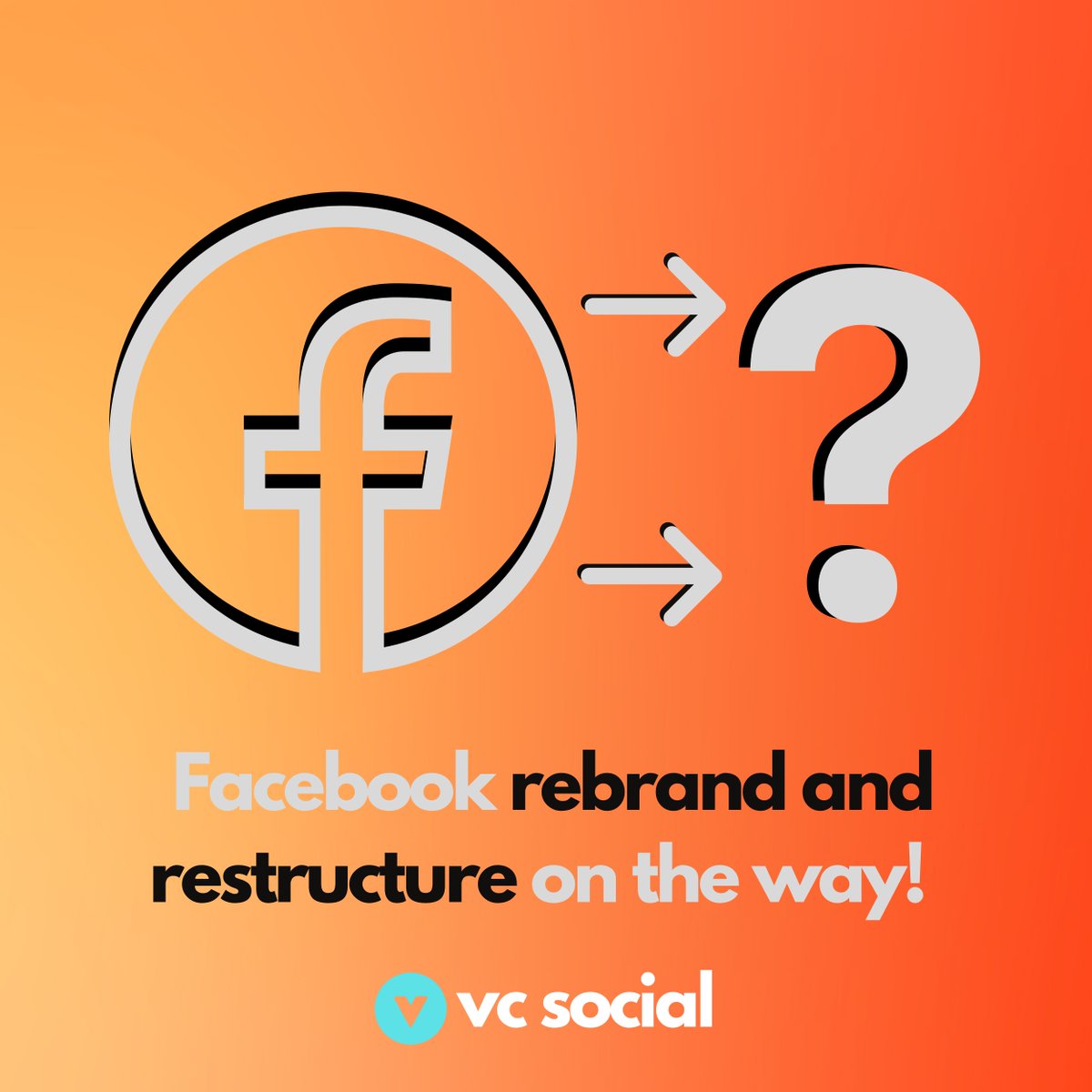 vcsocial_io's tweet photo. Facebook continued to make national news this week after sources close to CEO Mark Zuckerberg alluded to a potential name change to be announced on or before October 28th. What do you think Facebook should change their name to? 

#vcsocial https://t.co/E4FpnH9EyR