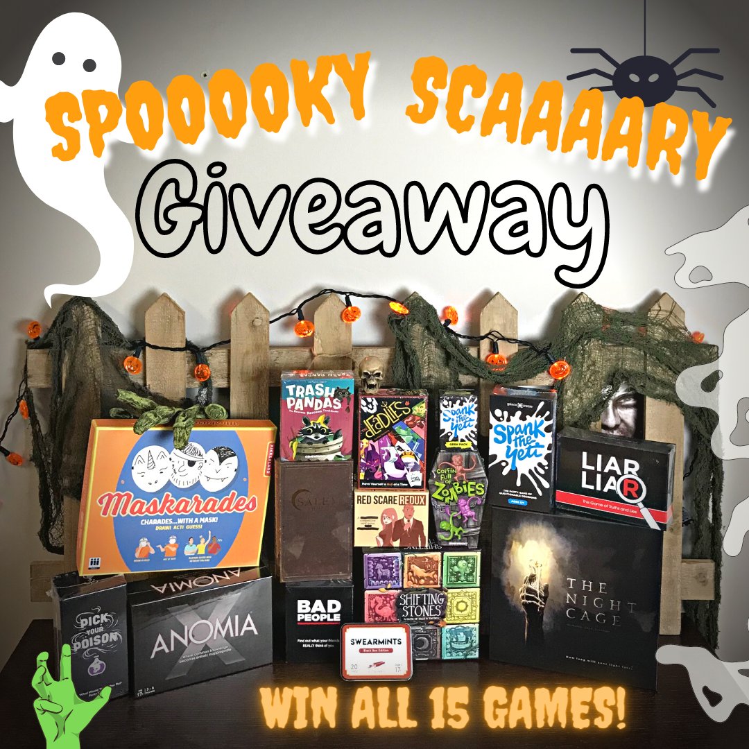 FidgetCreative's tweet image. Happy Halloween month everyone! To celebrate we are participating in @CheerUpGames Spooooky Scaaaary Giveaway! Follow the link below to enter to win their biggest give away yet!!! 👻
gleam.io/z1wUf/spooky-s…
