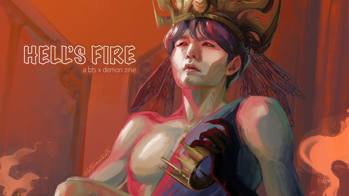 A little preview of the piece I made for the <a href="/demonbtszine/">Hells Fire😈🧈 FINISHED</a> 🔥
There are so many amazing artist in writers in this zine!
A perfect treat for the spooky season, please check it out! Pre-orders are open till October 31st! 🎃
hellsfire372zine.bigcartel.com
