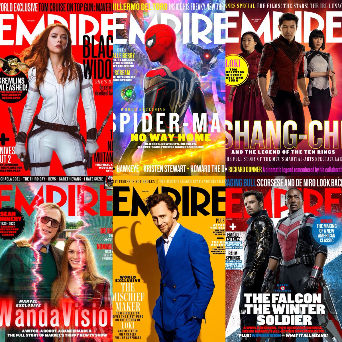 RT @civiiswar: 2021 phase 4 empire covers  #SpiderManNoWayHome https://t.co/JTLKDKg9WZ