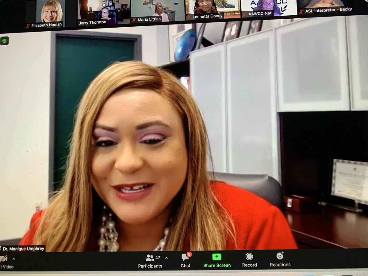 .@Preeminent_MW kicks off our virtual national conference by framing how AAWCC is here for its members: “to support, to encourage, and to inspire you.” This will be an outstanding time!