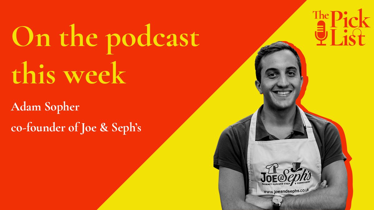 What’s it like to be an indulgent brand in the era of HFSS? Adam Sopher, co-founder of <a href="/joeandseph/">Joe & Seph's</a>,  shares his take on this week’s episode of The Pick List. Plus, we talk DTC, Christmas and why Adam's excited about the new Tesco checkout-free store.

podcasts.apple.com/gb/podcast/ada…