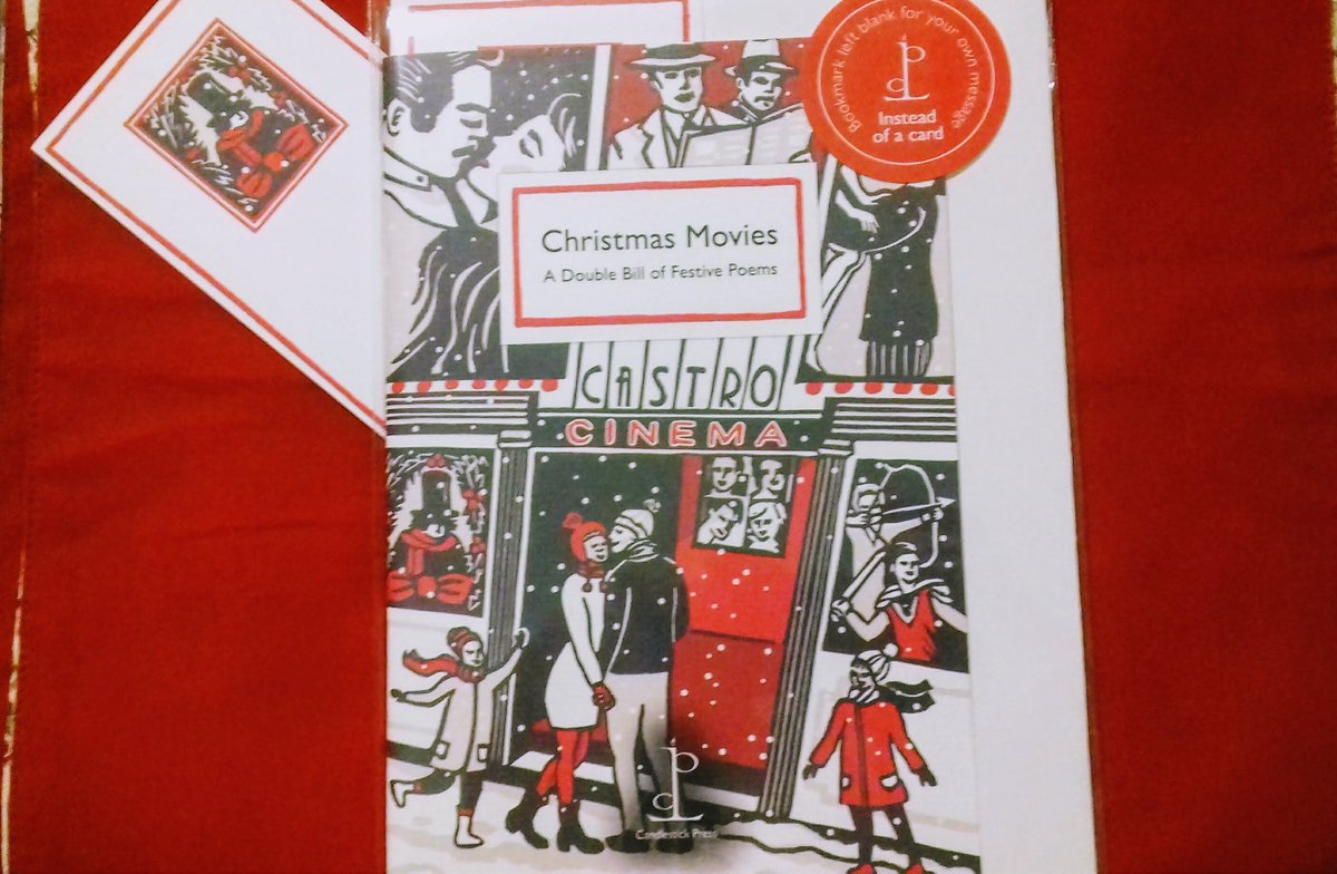 GBClarkson's tweet photo. My 'Meet Me in St Louis!' cock-a-hoop to première in the festive company of @AndreBagoo's 'A Movie Whose Title We've Long Forgotten', @stephenkeeler's 'The Methodists' Christmas Party' & more. Available from all branches of @Waterstones & direct from @poetrycandle #InsteadOfACard https://t.co/kLKM3HFqG6