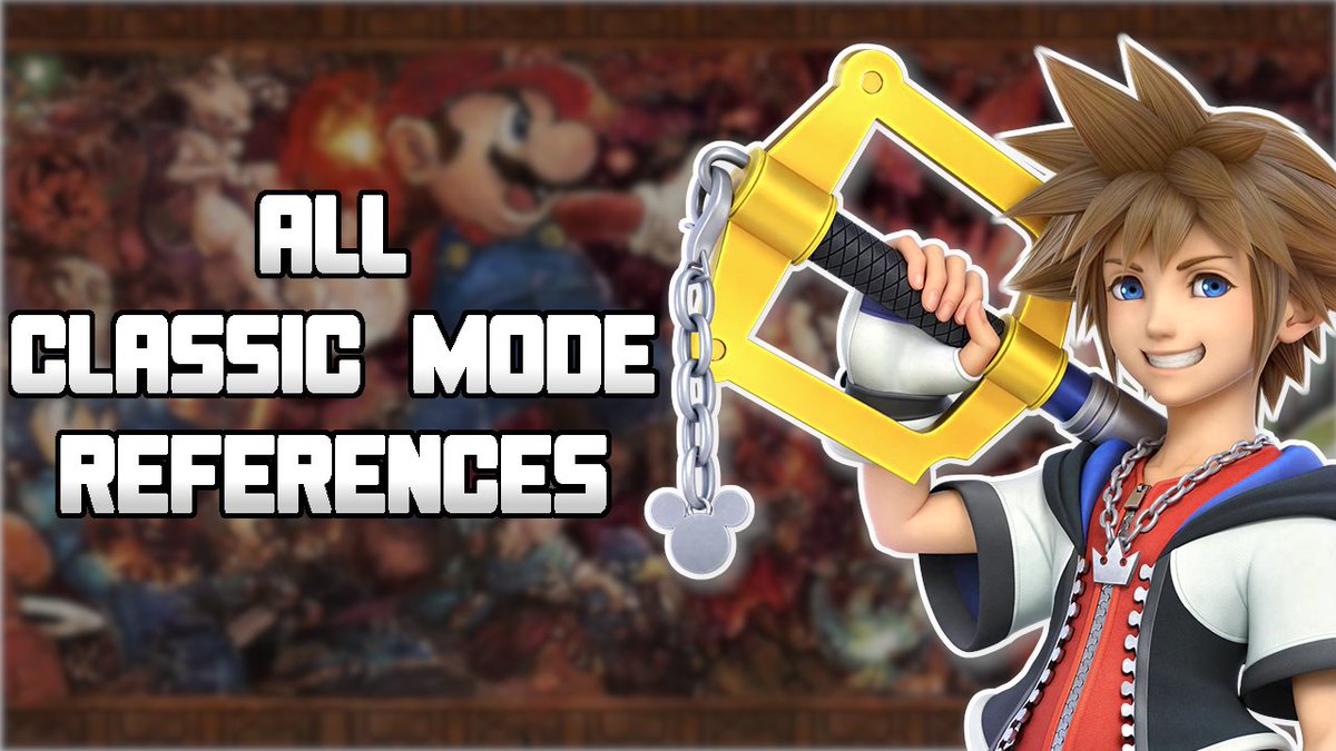 oluvids's tweet photo. Just uploaded a vid that shows all of the references in Sora's Classic mode in smash! Check it out and lmk if I missed anything!

https://t.co/ATJbn965bv

#SmashBrosUltimate #SmashBrosSP #KIngdomHearts #Sora #ClassicMode #FighterPass #ThankYouSakurai https://t.co/jEGQAvhUiR