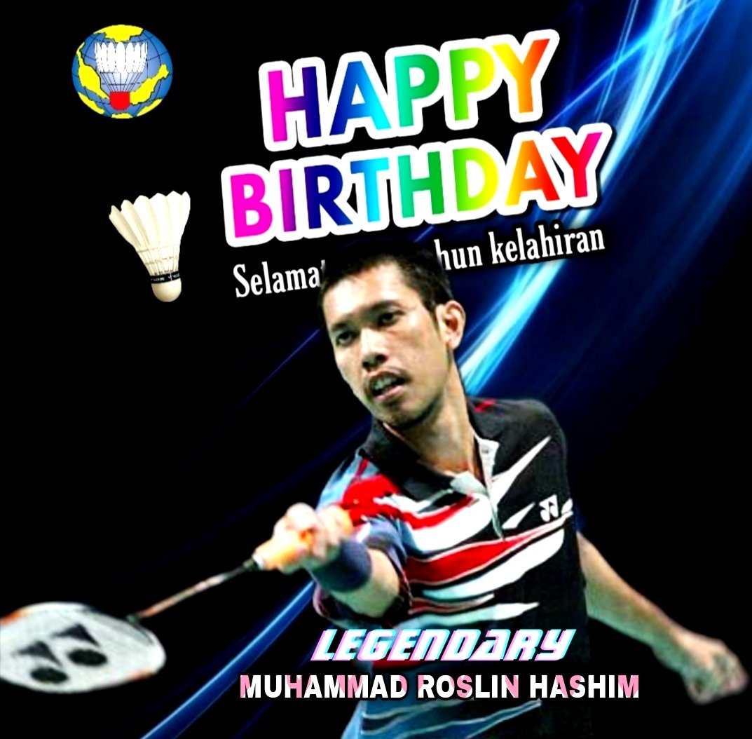 Happy birthday legenda Muhammad Roslin Hashim. 