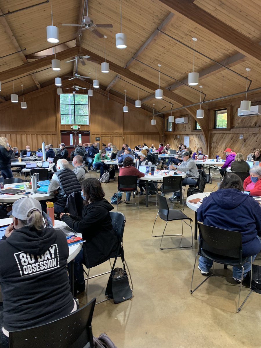 Working with our #BethelCTE teachers today. Focus on UDL “Unlearning”book by Katie Novak and Allison Posey.