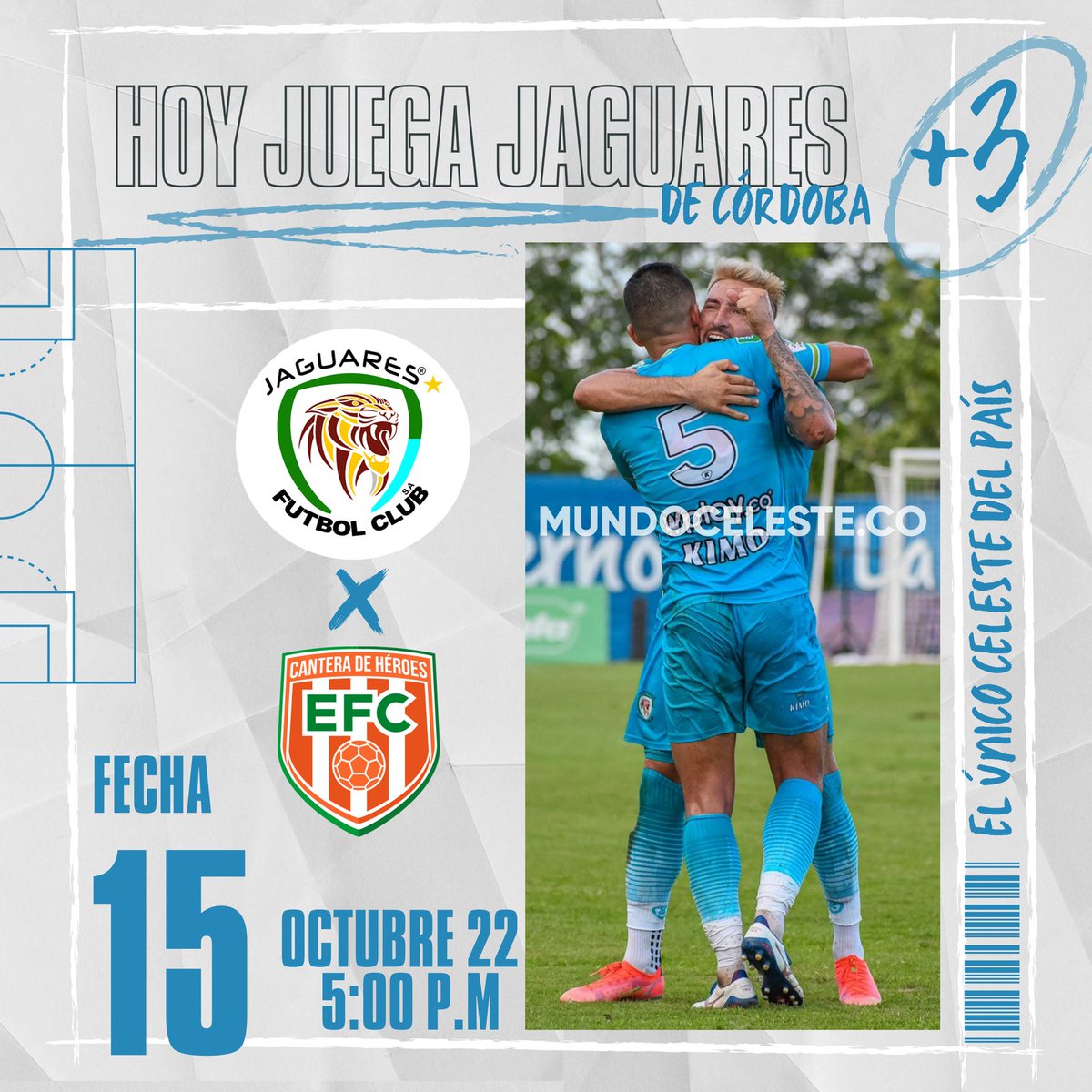 ¡A HACER LA TAREA EN CASA!
•
•
•
⚔️: #Jaguares vs #Envigado
⏰: 5:00 PM
🏟: #Jaraguay
📆: Fecha 15
🏆: #Liga Betplay