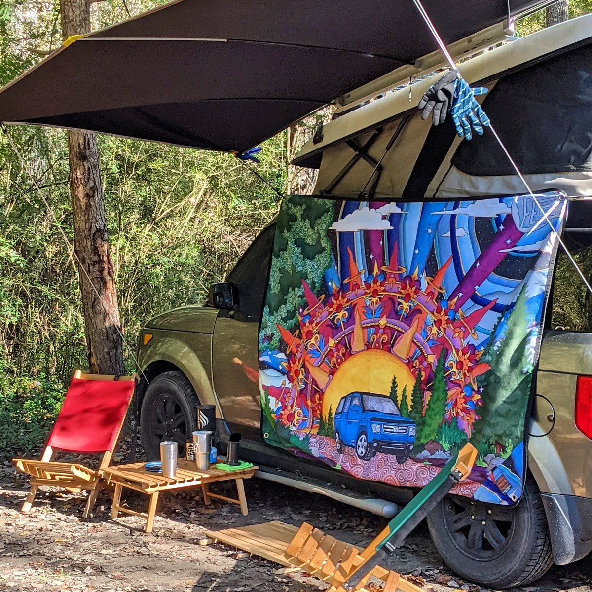 5thelementcamp's tweet photo. The custom FEC @Tarpestry is available now!
https://t.co/EYgDEt9Pfp
#hondaelement #vanlife #camping #roadtrip #longlivetheelement https://t.co/gUGmC5fgTd