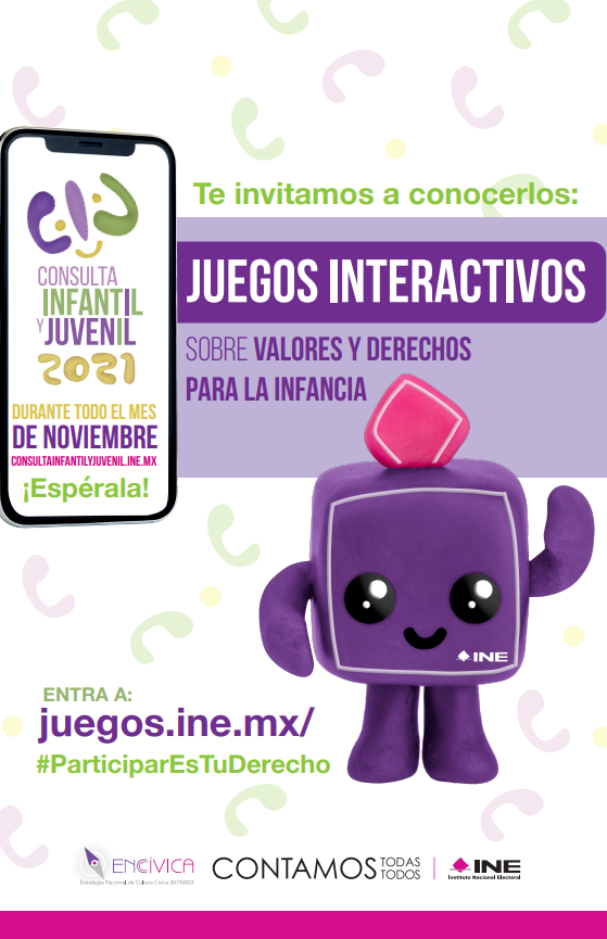 HidalgoIne's tweet photo. La Junta Local del INE Hidalgo te invita a conocer el espacio https://t.co/gTQIaTsSeR  donde #Urnita te acompañará durante los Juegos interactivos sobre valores y derechos para la infancia. 
#TuVozImporta

🗳️  #CIJ2021
https://t.co/KkKnFeTusT 
#ContamosTodasContamosTodos https://t.co/VxYXa8kH9T