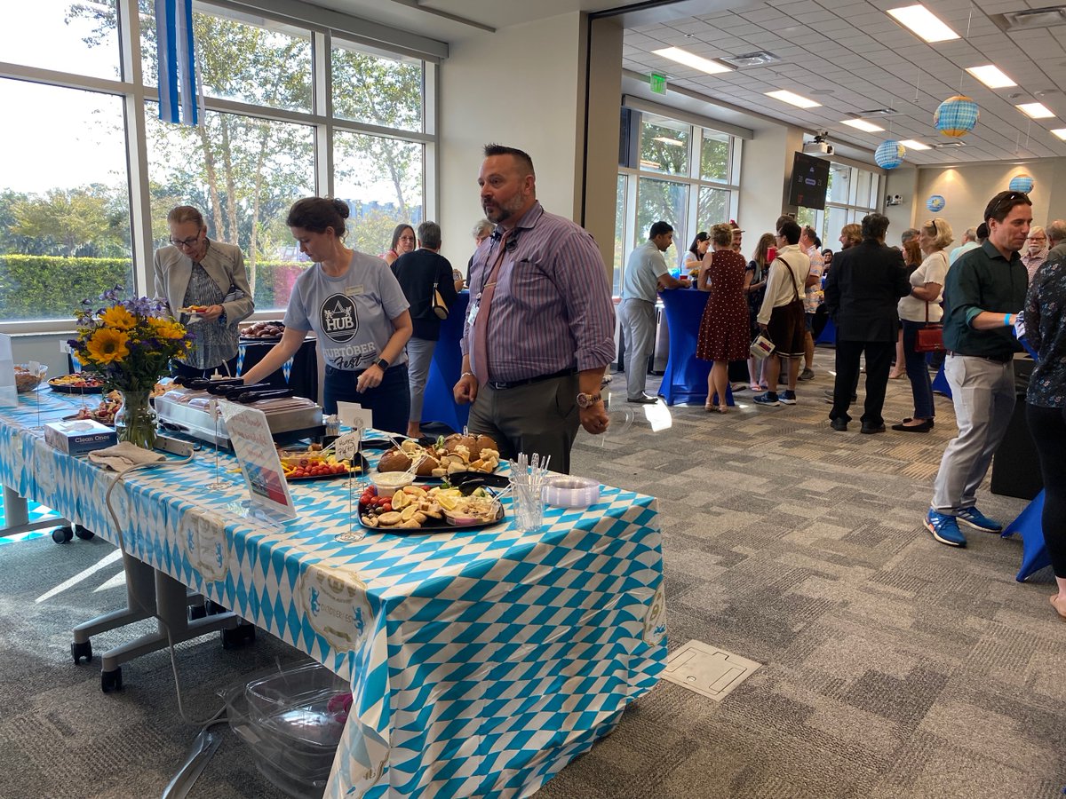 UFAccelerate's tweet photo. Everyone had a great time at our #HubSweetHome for Oktoberfest. We want to give a huge shoutout to our event sponsors @SegwayRE and @hutchlaw. ๐ Thank you to everyone who came by, it was another successful #3rdThursday! https://t.co/oMCstqEEzV