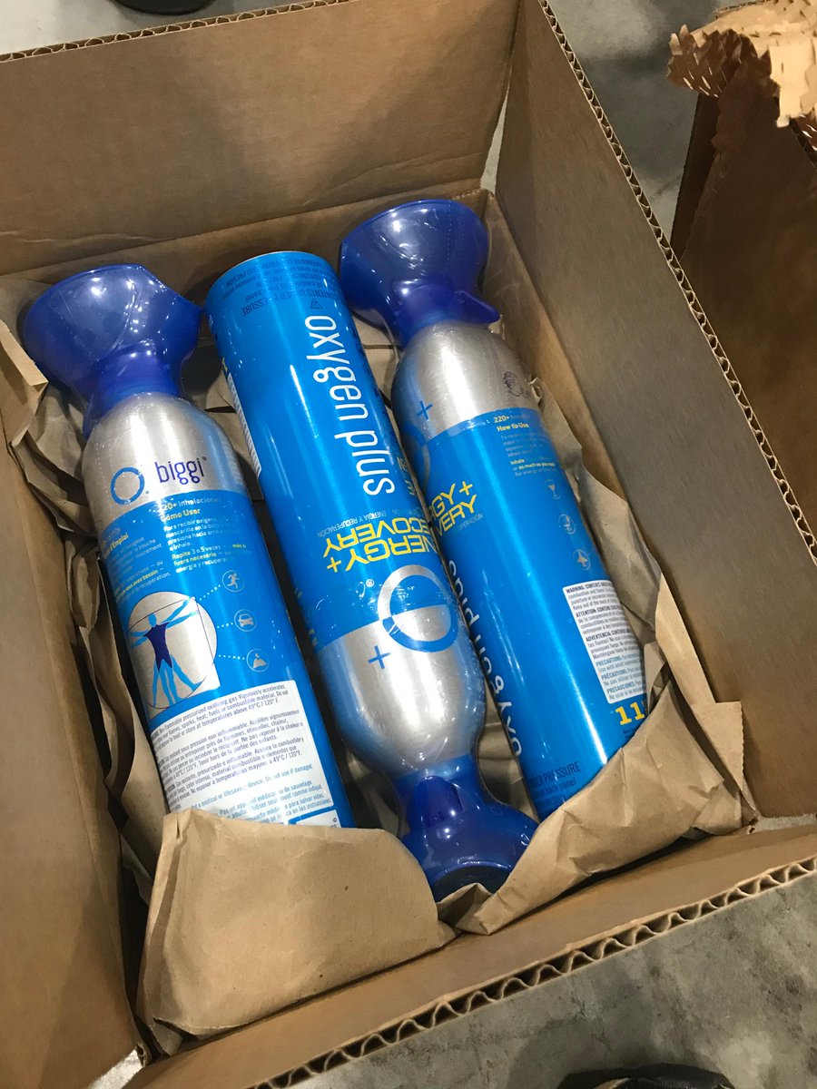 Oxygen_Plus's tweet photo. Another shipment of Oxygen Plus ready to go out the door before the weekend! TGIF!
#OxygenPlus #Behindthescenes #Oxygen #Factory #Shipping #CannedOxygen #SupplementalOxygen #BottledOxygen https://t.co/tjoWT0uxqz