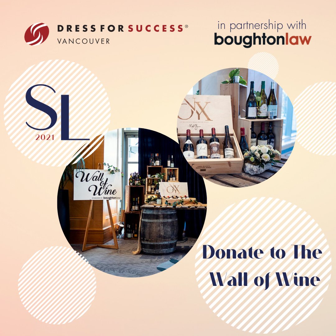 DFSVancouver's tweet photo. Support Dress for Success Vancouver by donating a bottle of wine for our Wall of Wine. We are currently looking for donations of bottles valued at over $40. Visit https://t.co/ZuvxlygdKX for more information on how to donate. https://t.co/Jr4X1nWRFl