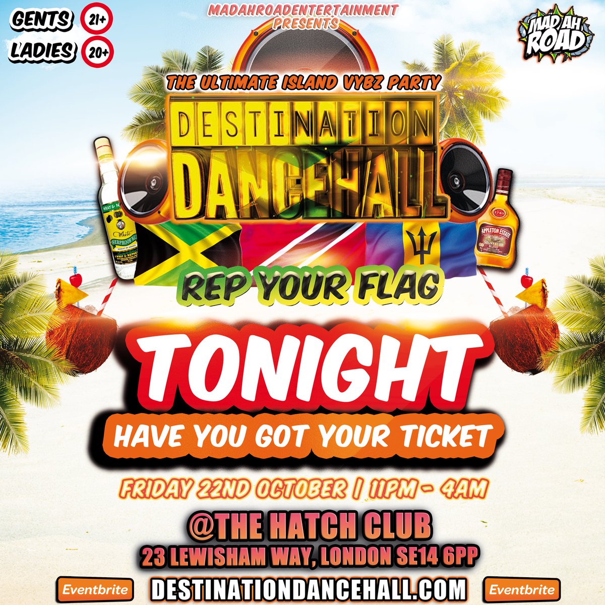 DJBLACKA's tweet photo. #DESTINATIONDANCEHALL π₯π₯π₯
-
βΌοΈ TONIGHT TONIGHT TONIGHT βΌοΈ
-
DOORS OPEN @ 11PM
DOORS CLOSE 1:30AM
-
CASH AND CARD PAYMENTS AT THE DOOR β
-
REMAINING TICKETS FROM
https://t.co/gPqa8fXH8H π―
-
BRING YOUR FLAGS WHISTLES AND HORNS! THIS PARTY LOUD LOUD LOUD π―π²π§π§πΉπΉπ»π¨π¬π©π©π²π²πΈπ±π¨π°π³π²πΆ https://t.co/vsO9jepwJz