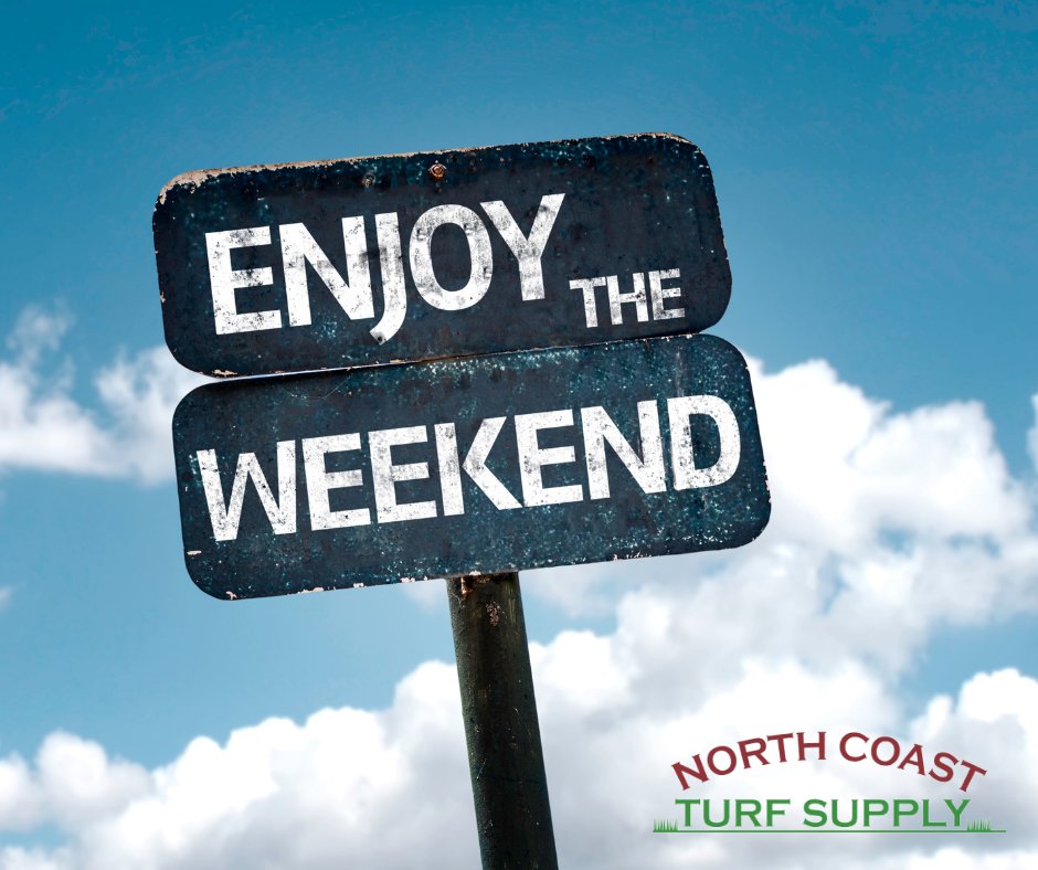 NCoastTurfSup's tweet photo. Have an amazing Friday and weekend, you deserve it! 

#NorthCoastTurfSupply #Friday #HappyFriday #Weekend #HappyWeekend #Amazing #LongWeek #AvonOH https://t.co/VTaGGHtPAP