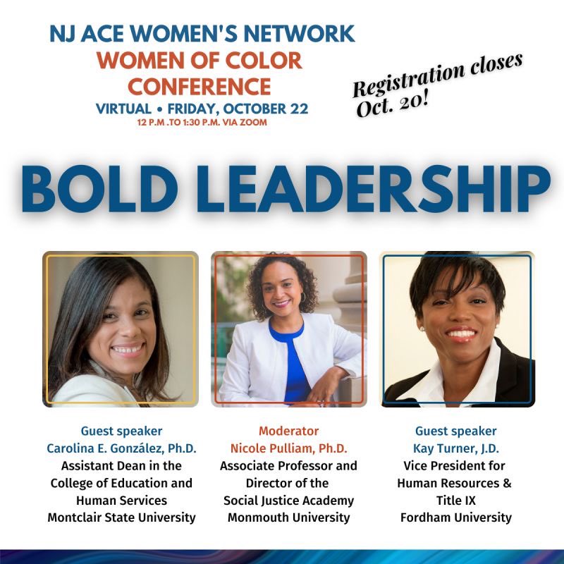 HilaBerger's tweet photo. Dr. Carolina Gonzalez @montclairstateu sharing so many words of wisdom #knowyourvalues and "reclaiming Your Time" and Kay Turner sharing that "operating on empty" in the workplace does not help anyone #woc21 #womenofcolor https://t.co/8U87F9OEed