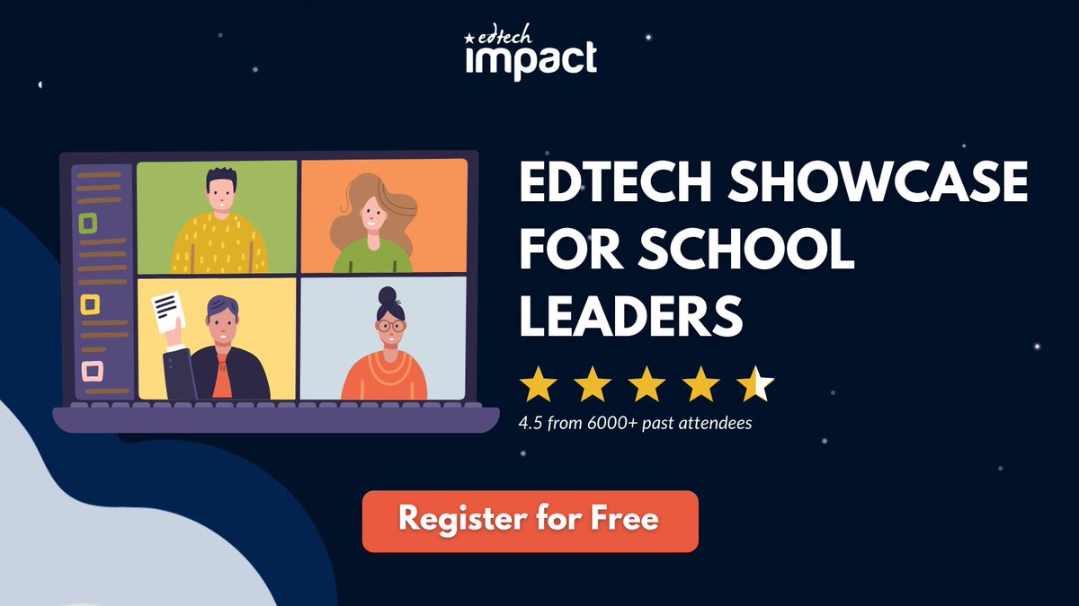 TheEdtechImpact's tweet photo. #EdTechShowcase consists of 60 minutes on how education technology can improve outcomes for your school! ๐ฏ
Looking for #edtech inspiration? ๐ซ Join us here: https://t.co/m9TFwWvCbT
#education #edtech #TEACHers #support https://t.co/jQgyGQ84qs