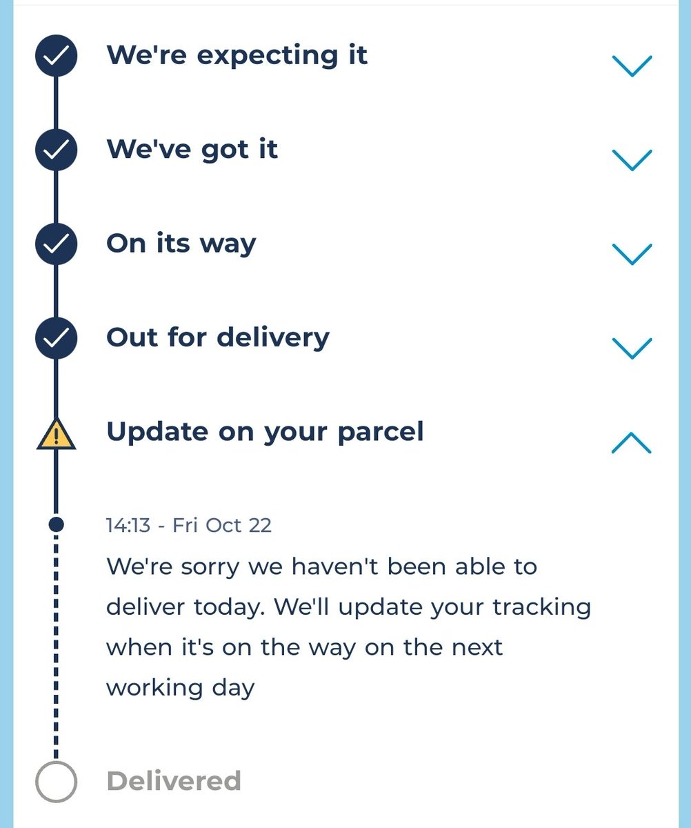 PoetusBlock's tweet photo. @ASOS why do you insist on sending my parcels with @Hermesparcels surely you guys know that they are not up to the job when it comes to next day delivery. I did not pay premium service for such wayward behaviour. I NEEDED MY PACKAGE TODAY!!!! https://t.co/xnlvBzmsaQ