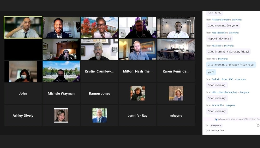 bscwallace's tweet photo. So excited to share the space with some amazing folks as we talked about ways to support, engage, and instruct Black and Brown students this morning!
Thank you @darylhowardphd @timifagbohun
@BONDEducators
@MmsocSummit
#profbcsw #edutwitter #DiversityandInclusion
💪🏾👏���🖤🤎🤴🏾🙏🏿 https://t.co/ZMb3fN2MQ6