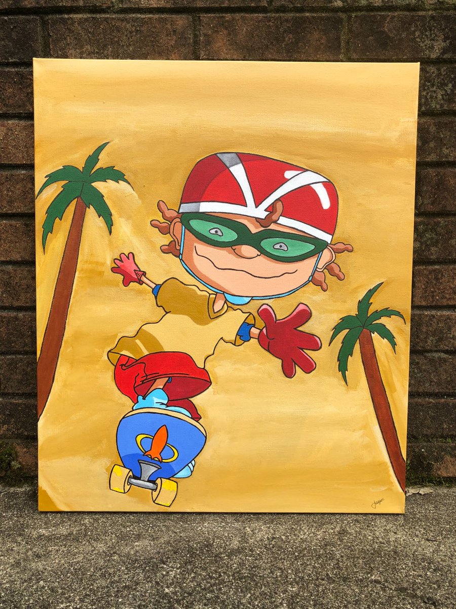 easymoneyjasper's tweet photo. Otto 🚀 
acrylic on canvas https://t.co/4HjIEQniFT
