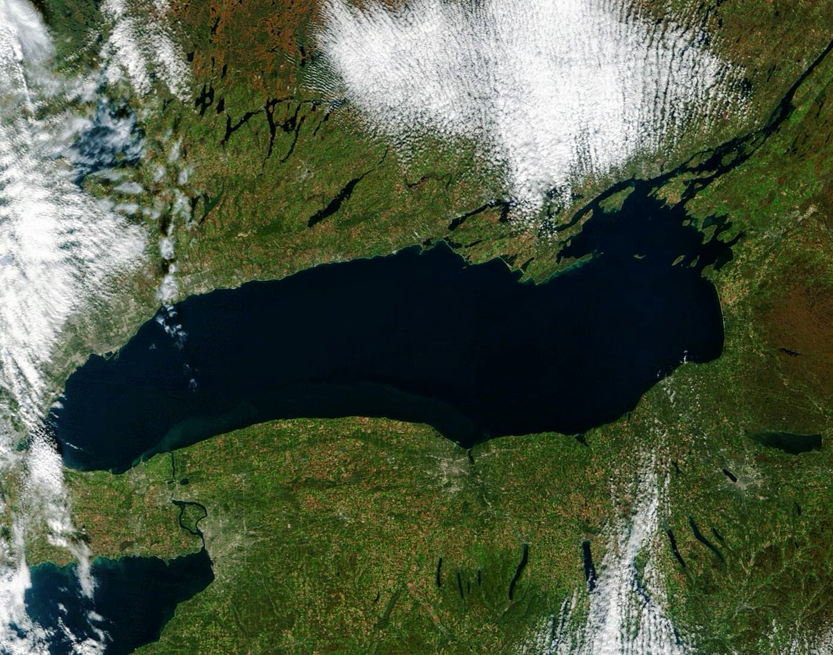 NOAA_GLERL's tweet photo. New MODIS #satellite imagery this #FallColorFriday thanks to recent sunny weather! ππ°οΈπ
Fall is in full swing in Northern WI & MI's UP (photo from 10/19), & areas north & east of #LakeOntario have started seeing #fallcolors as well (photo from 10/12). https://t.co/bksbp9iixc https://t.co/8ALTWvNQJC