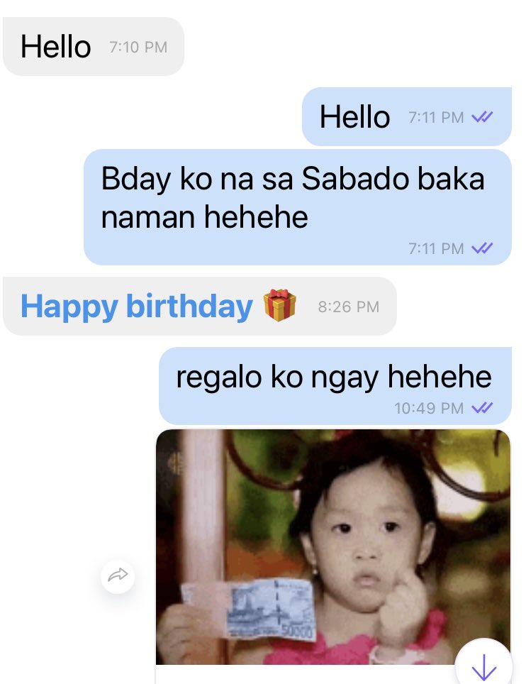 bresapinay's tweet photo. Thanks for the birthday tip. 🥳💗 HAPPY BIRTHDAY TO ME! 

#alterph #alterpinay #alterworld #alterbagets #alternewbie #alterphillippines https://t.co/nksJwN7BrB